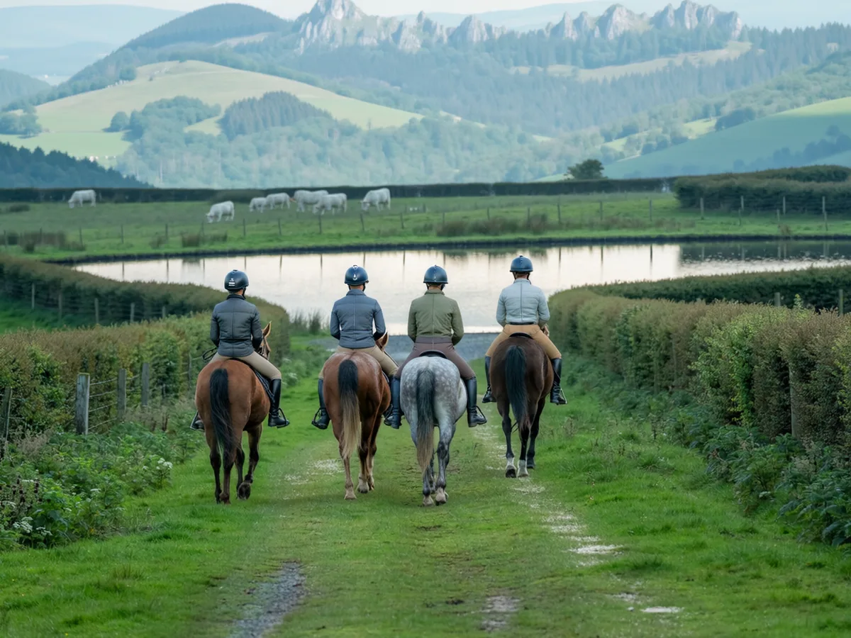 Balade à cheval en Isère, autour de Les Avenières Veyrins-Thuellin